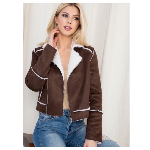 Faux Suede Jacket - Picture 3 of 6